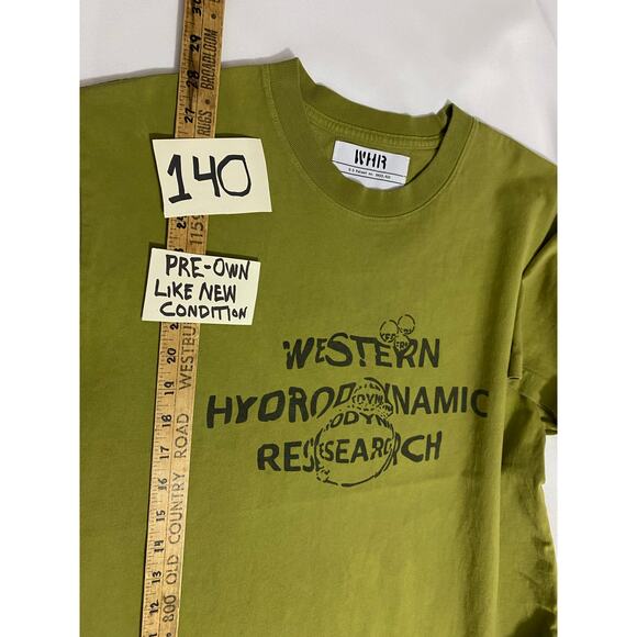 Western Hydrodynamic Research T-Shirt Men’s Medium Green WHR Logo Graphic Tee - Picture 2 of 10